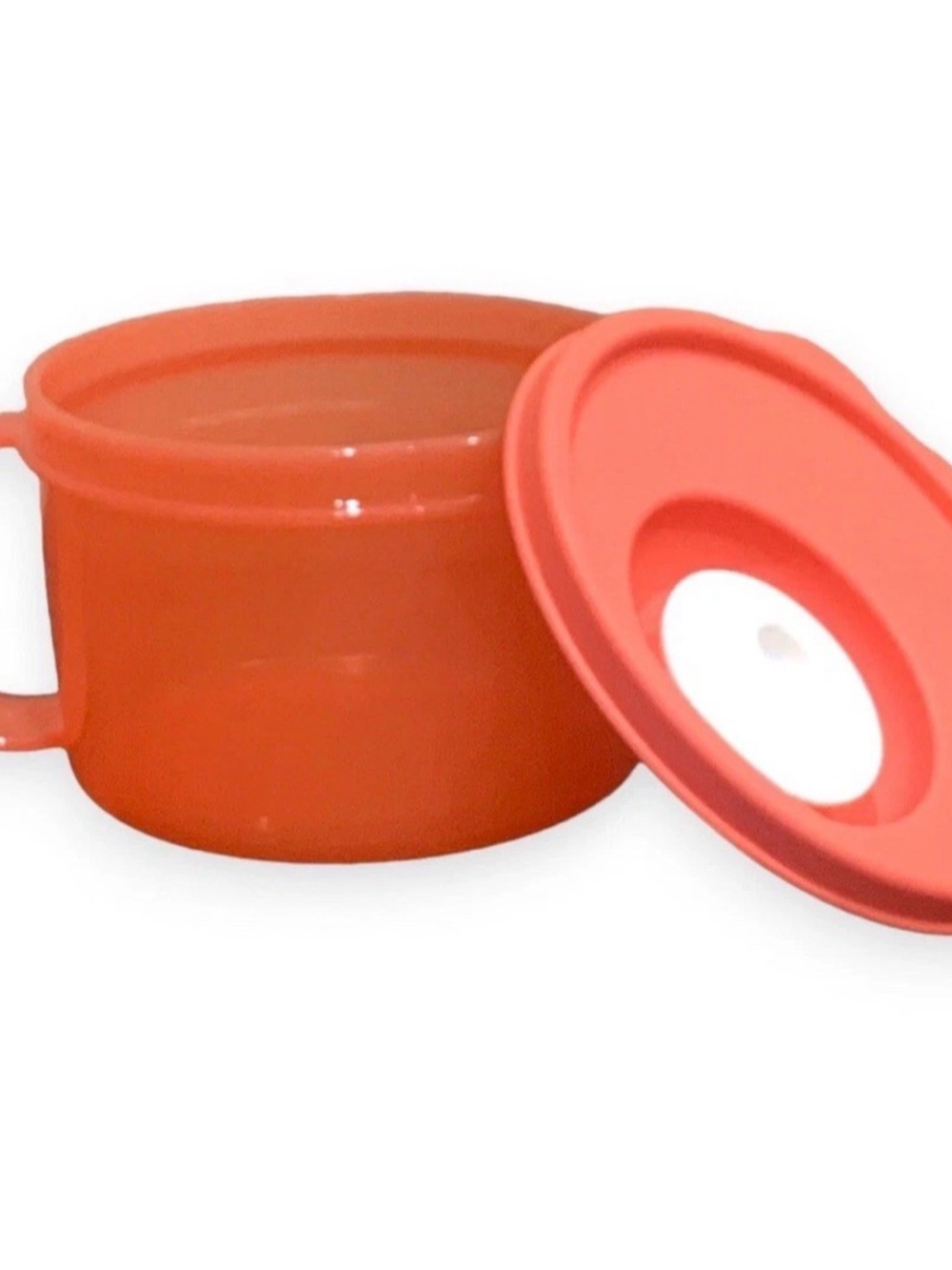 Tupperware Crystalwave plus soup mug microwavable 2 cup / 500ml new orange